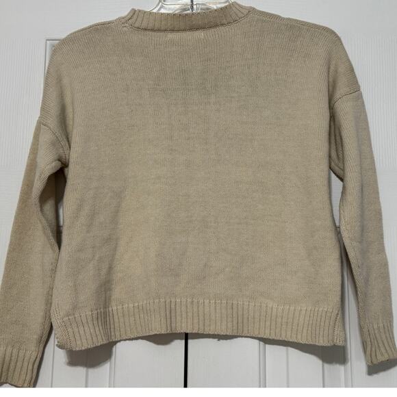 Moon & Madison Sunday Funday Cropped Sweater, Size XS - Picture 2 of 5